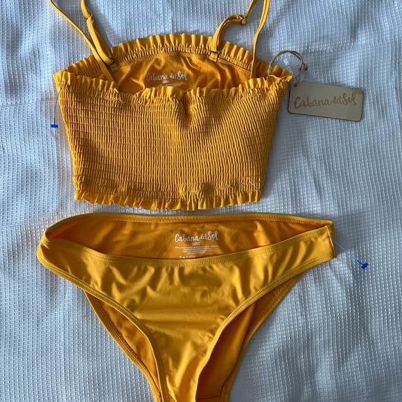 Cabana del Sol Yellow Bikini Set - Picture 5 of 5